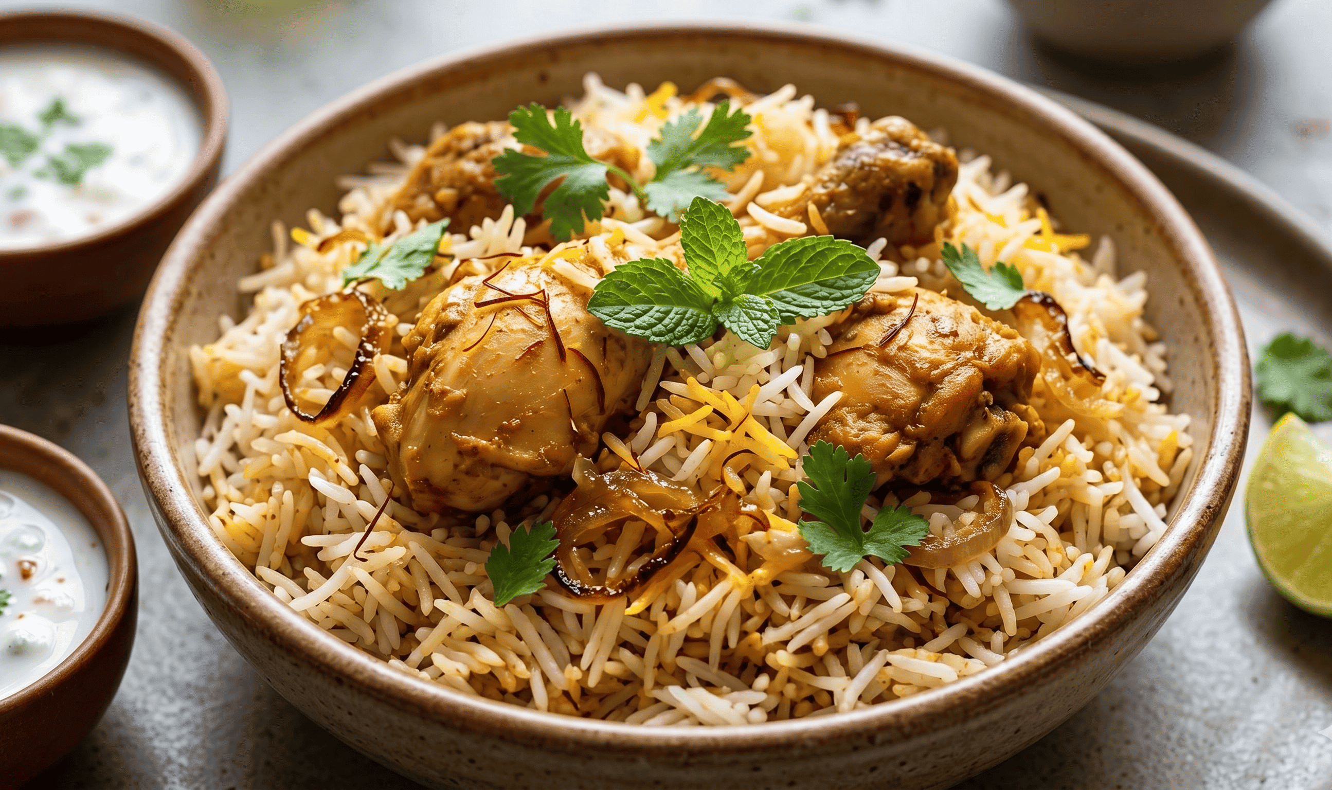 Awadhi (Lucknow) Chicken Biryani