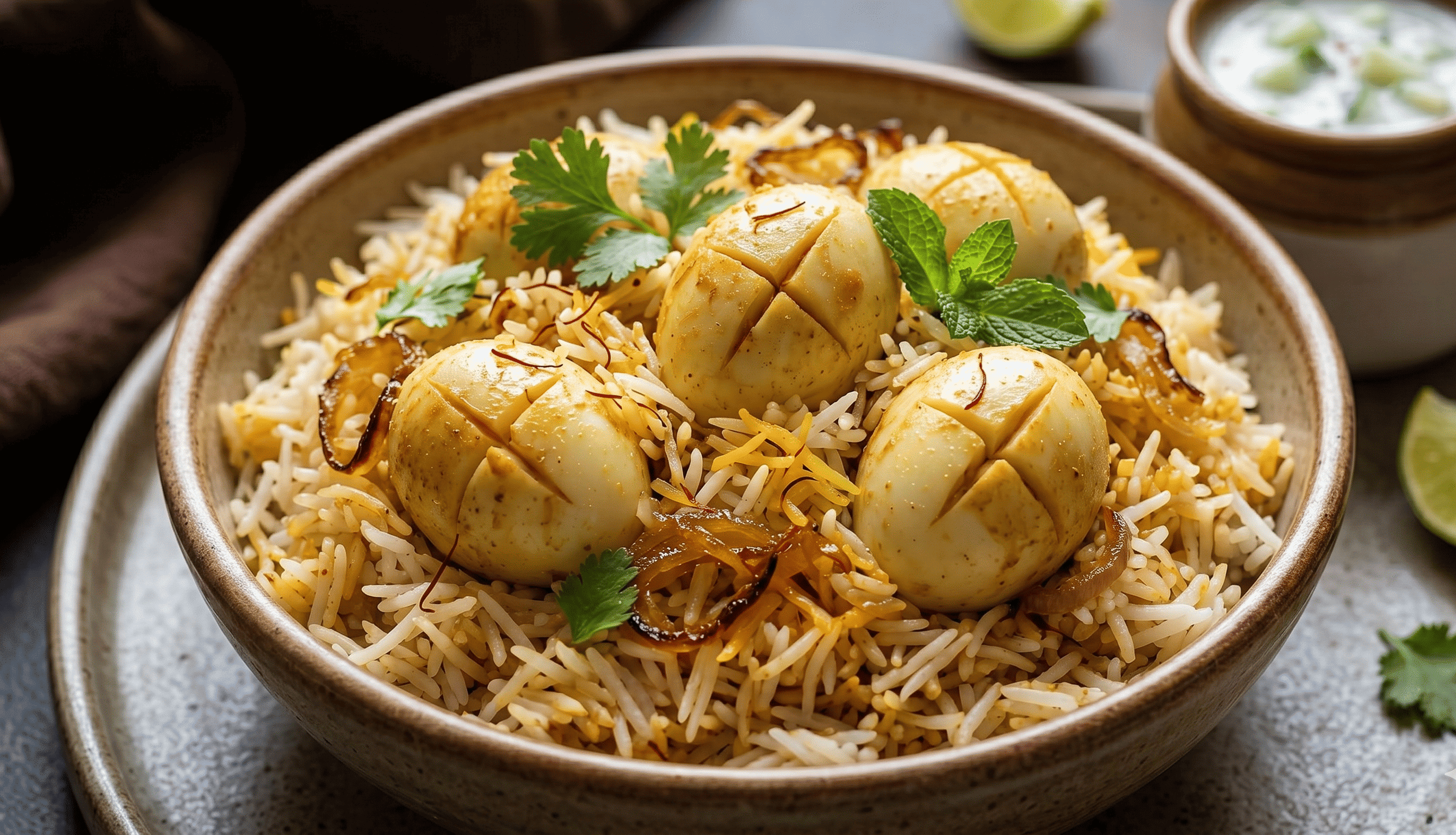 Egg Dum Biryani